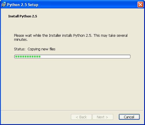 Python installation screen 016