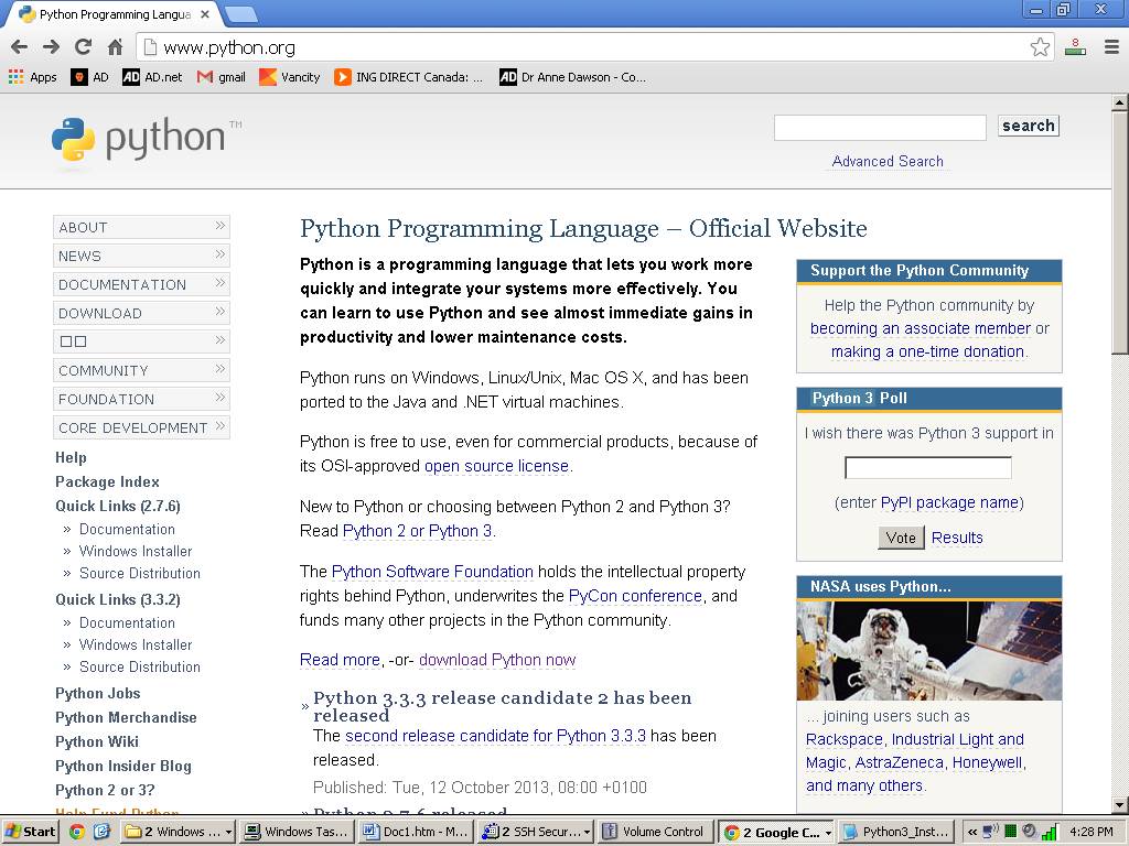 Python 3 installation screen 001